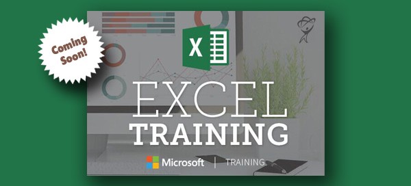 Excel 2016 Bootcamp coming soon