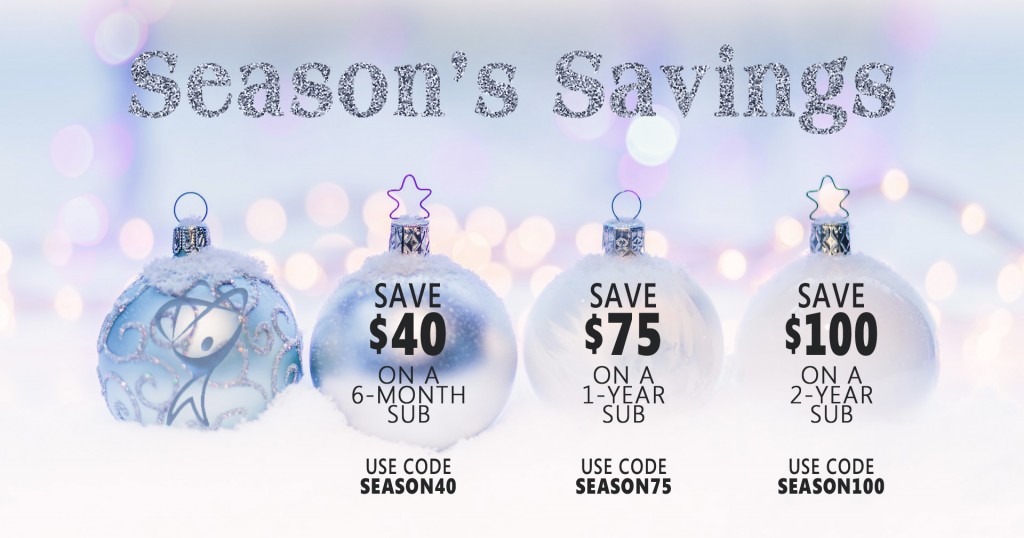 Season's Savings. Save up to $100 on eLearning!