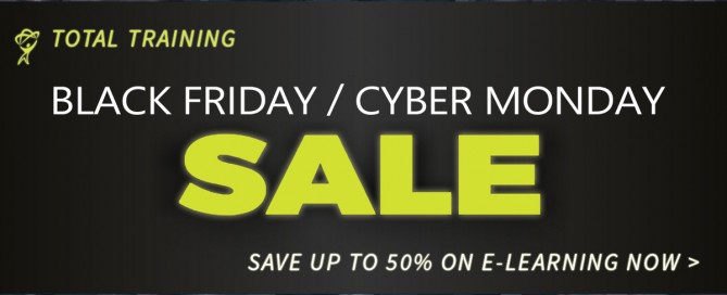 Cyber Monday Sale at totaltraining.com