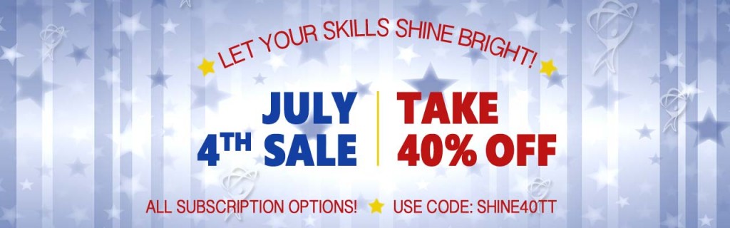Save 40% on elearning courses now at https://blog.totaltraining.com/subscriptions with code SHINE40TT